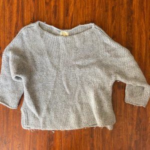 Lou & Grey Gray Crew Neck Sweater